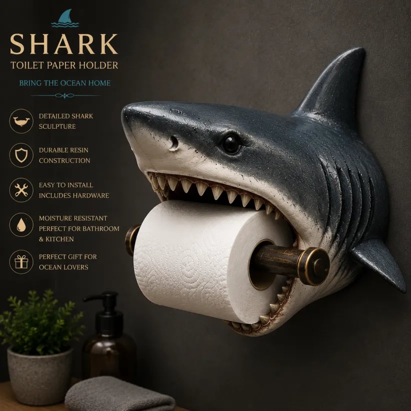 🎉🌊 Ocean Guardians Toilet Paper Holder Series