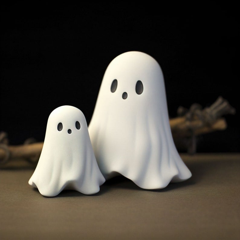👻 Purely Handmade Cute Ghost Statue🎉