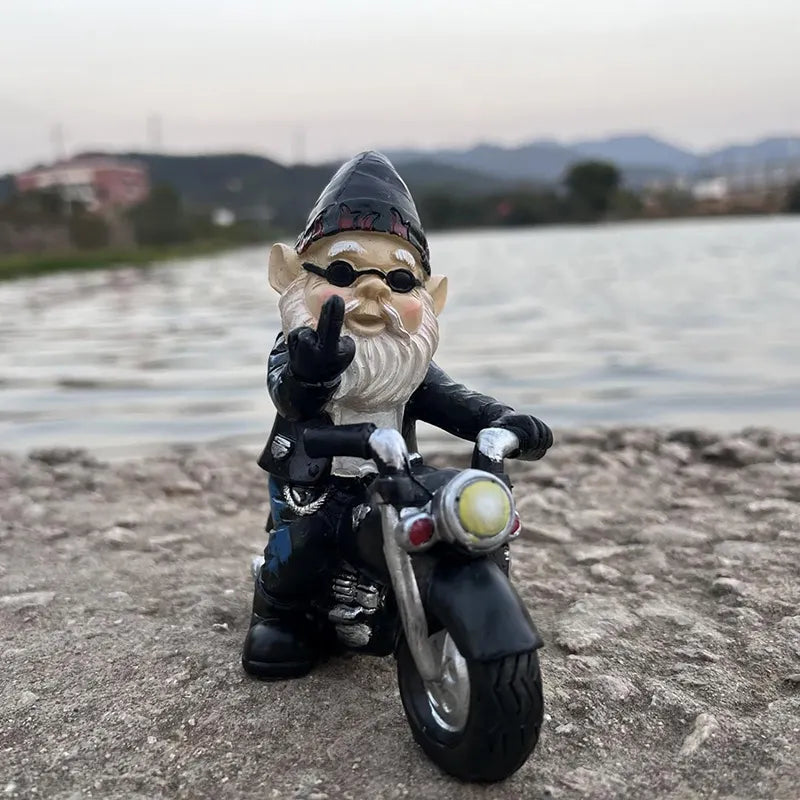 Middle Finger Dwarf Motorcycle😂