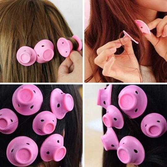 🎁motherr's Day Hot Sale-Heatless Silicone Hair Curlers