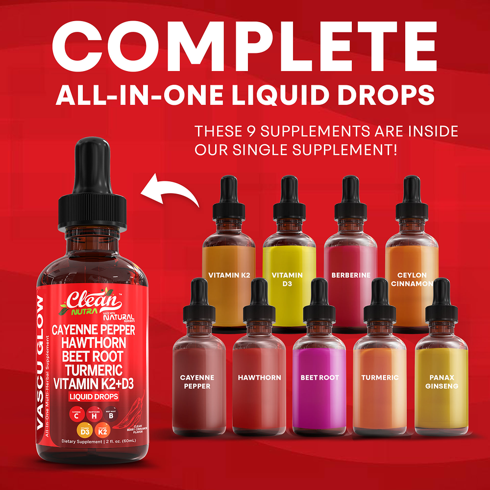 Clean Nutra Cayenne Pepper Drops Supplement Liquid(Buy 1 Get 1 Free)
