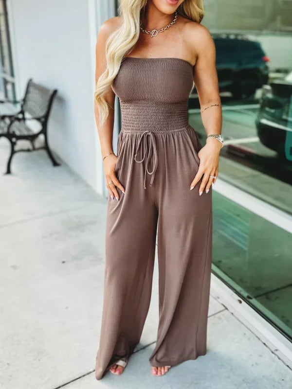 🔥Last Day Promotion 49% OFF-Newest Strapless Waist Jumpsuit-Buy 2 Free Shipping