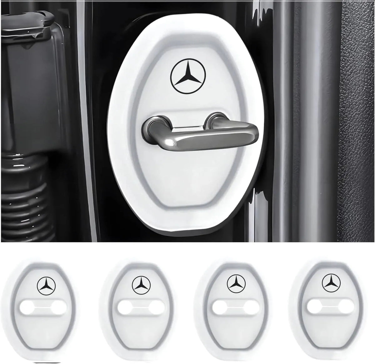 Eptchn Universal Silicone Car Door Covers Protector (4 PACK)