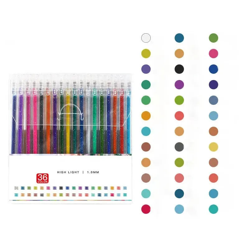 🔥 HOT SALE 🔥🎨🎁 Glitter Gel Pen Set
