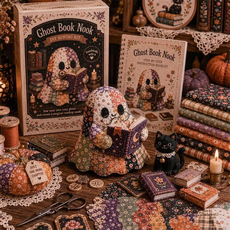 🔥HOT SALE🔥🔥LAST DAY 49% OFF🧵Little Ghost's Cozy Halloween DIY Patchwork Kit