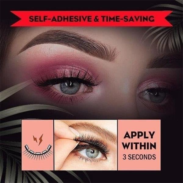 🔥Last Day 49% OFF🔥Reusable Self-Adhesive Eyelashes(BUY 1 GET 1 FREE)
