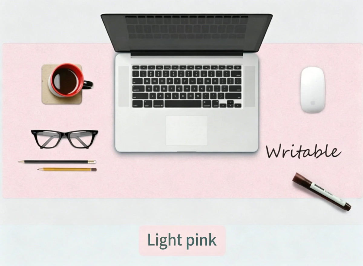 🧽🖊️ Writable Desk Pad – Reusable Erasable Mouse Pad with Waterproof Surface