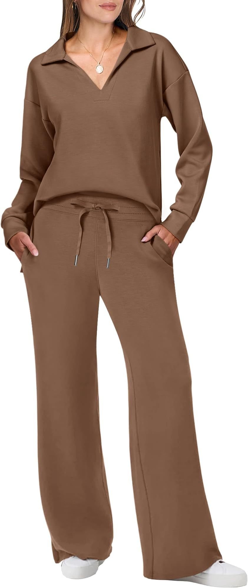 Women's 2 Piece Sets Outfits Casual Long Sleeve Sweatsuits Sets (Buy 2 Sets Free Shipping)