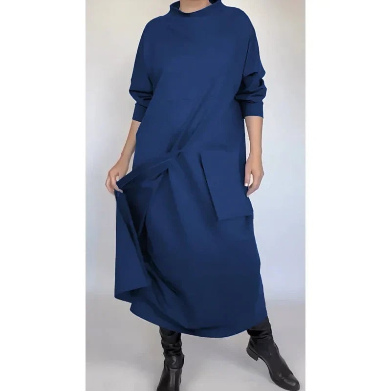 Irregular Loose Casual Patchwork Maxi Dress (Buy 2 Free Shipping)