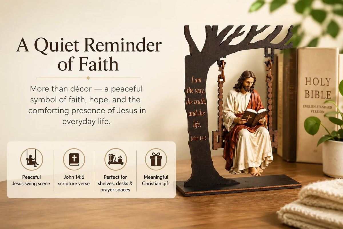 🎉49% OFF - ✝️📚Christian Jesus Swing Ornament