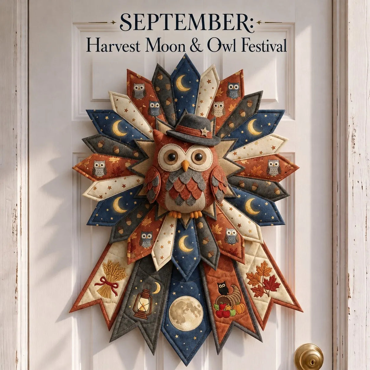 🎉 Beginner-Friendly 12-Month Themed 3D Quilted Door Hanger Sewing Kit Collection | Complete Kit with Coordinated Fabrics, Sewing Materials & Step-by-Step Guide Included 💕
