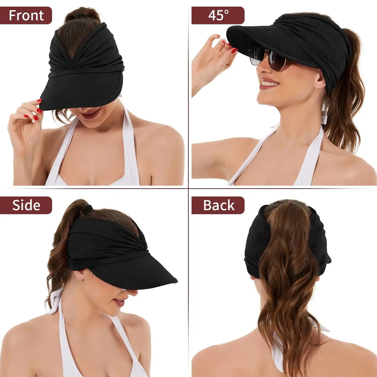 🎉Women's UPF 50+ UV Protection Sun Visor Hat