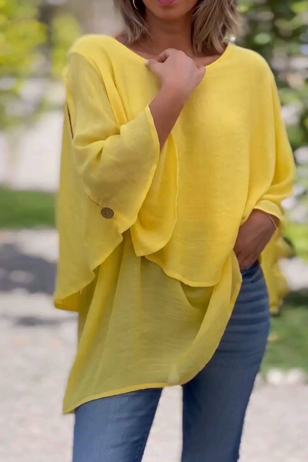 Women Cozy Irregular Top