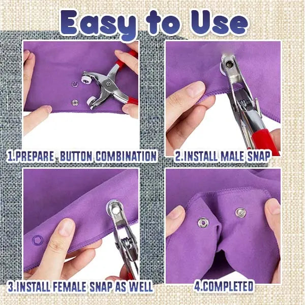🔥Last Day Promotion 48% OFF🔥Snap Button DIY Craft Kit