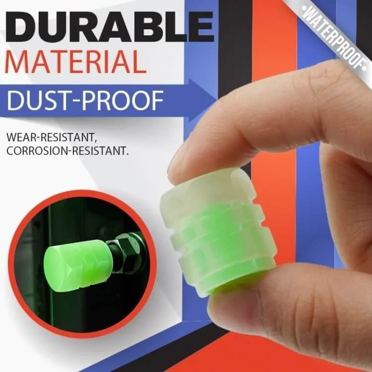 UNIVERSAL FLUORESCENT CAR TIRE VALVE CAPS 4PCS✨FREE SHIPPING OVER $49.99✨