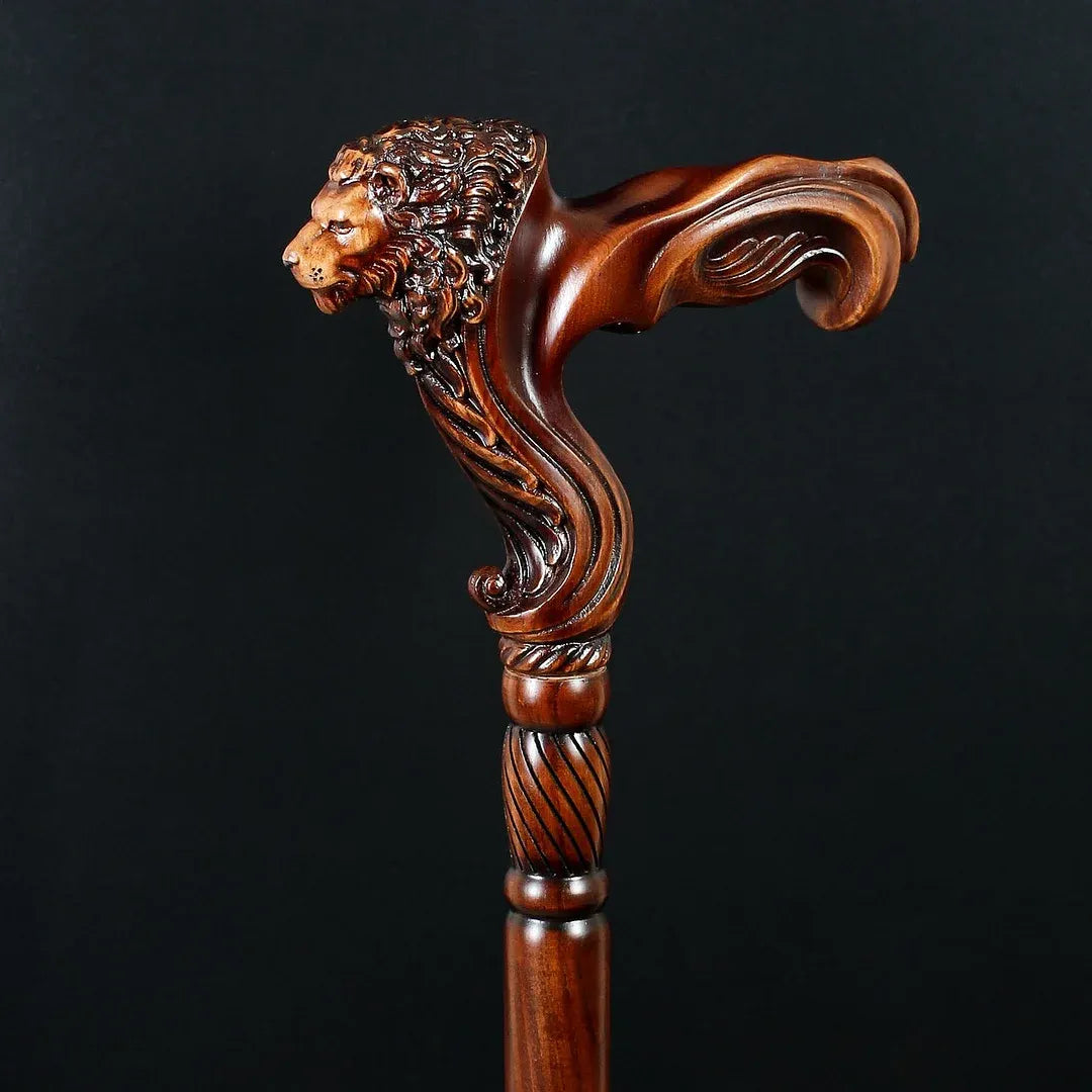 Designer Art Wooden Cane badass Walking Stick Horse with Saddle, Fancy decorative canes for ladies and men