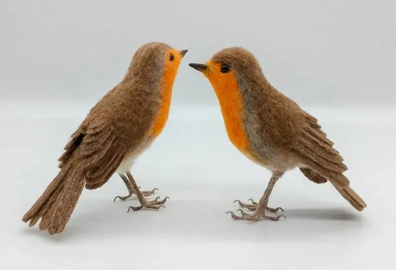 🎈Handmade Wool Songbirds – Eco-Friendly Needle Felted Birds🐦✨