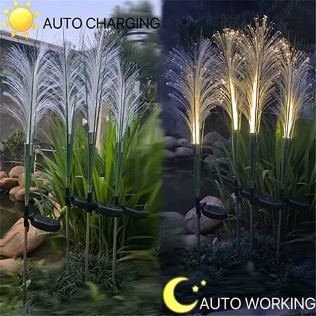 🔥LAST DAY 48% OFF🔥Reed Fiber Optic Light[Outdoor Solar Garden Lights]