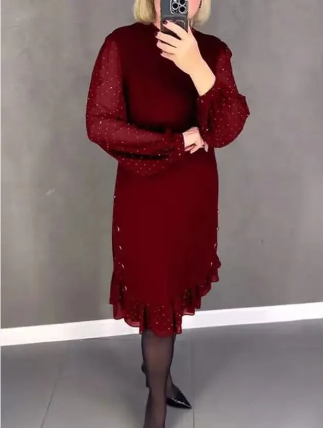 👗To lead the plus-size fashion: comfortable dress charm bloom💋