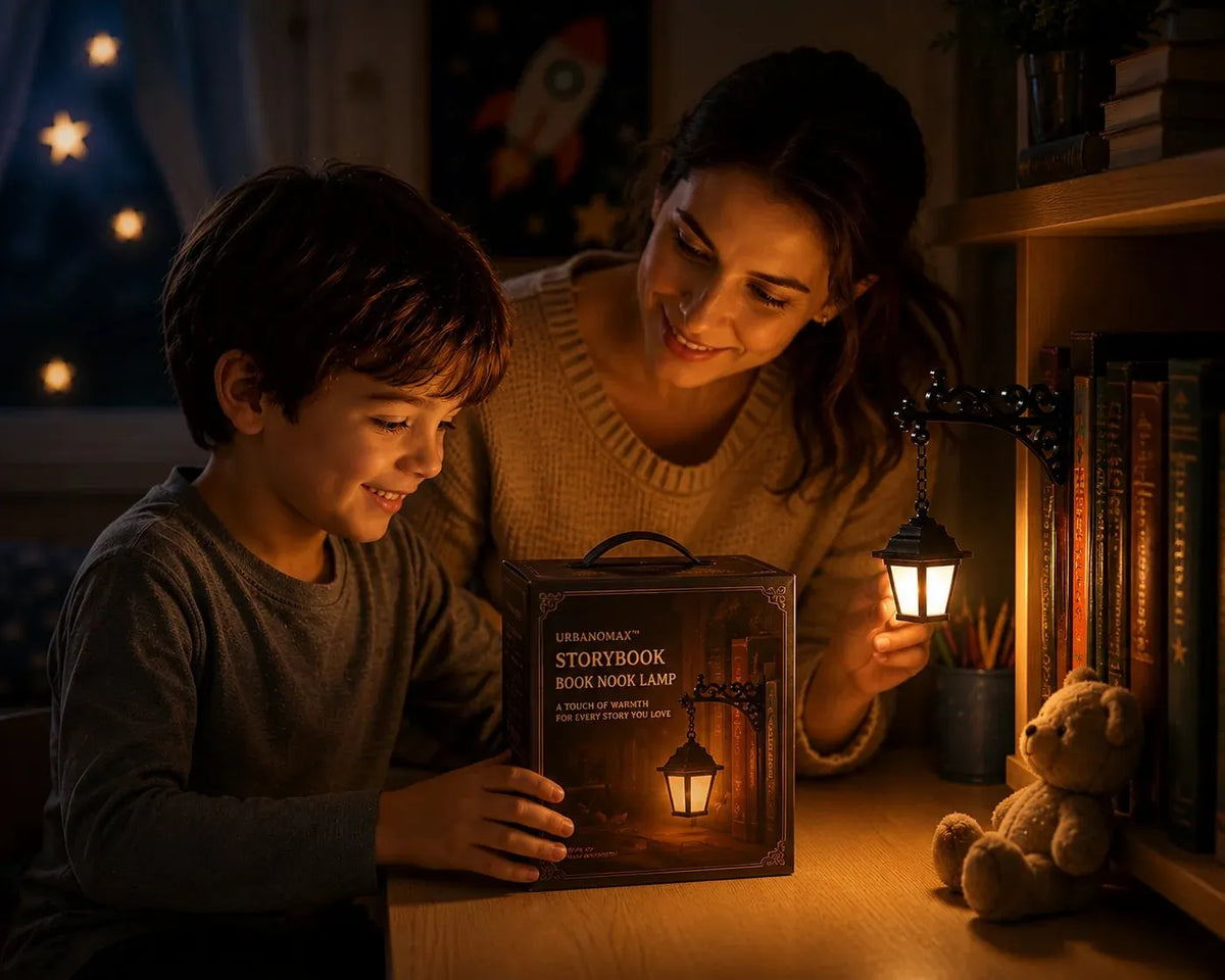 🔥HOT SALE🔥49% OFF📚Library Mini Bookshelf Lantern Lamp | Vintage Hanging LED Light・Book Nook Decor・Clip-On Design