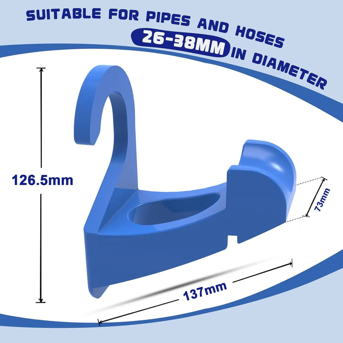 🔥 HOT SALE 🔥💧 2 Pack Upgraded Patented Pool Hose Holder for Above Ground Intex & Bestway Pipes