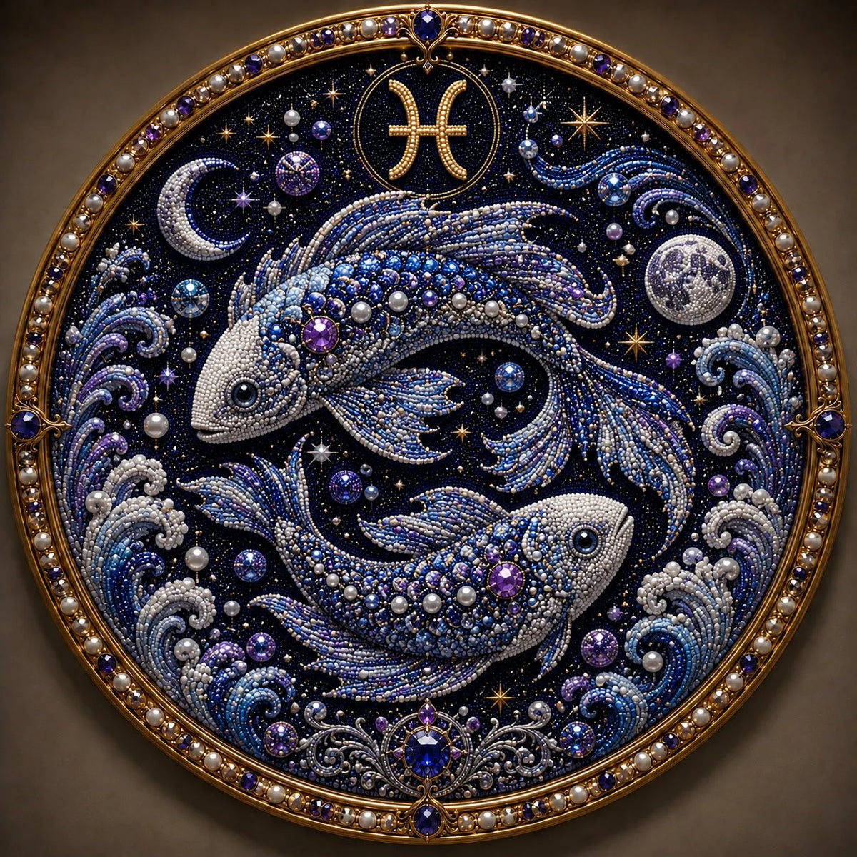 🔥 Last Day 49% OFF - 💎 12 Zodiac Signs Pearl Art Kit ♈🌙 (📦Buy 2 Free Shipping)