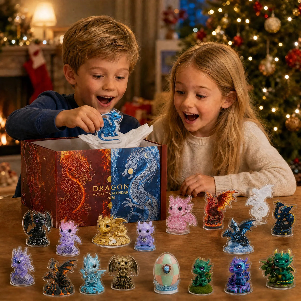 🎉 🌲Christmas Gift--🐉 Dragon Advent Calendar