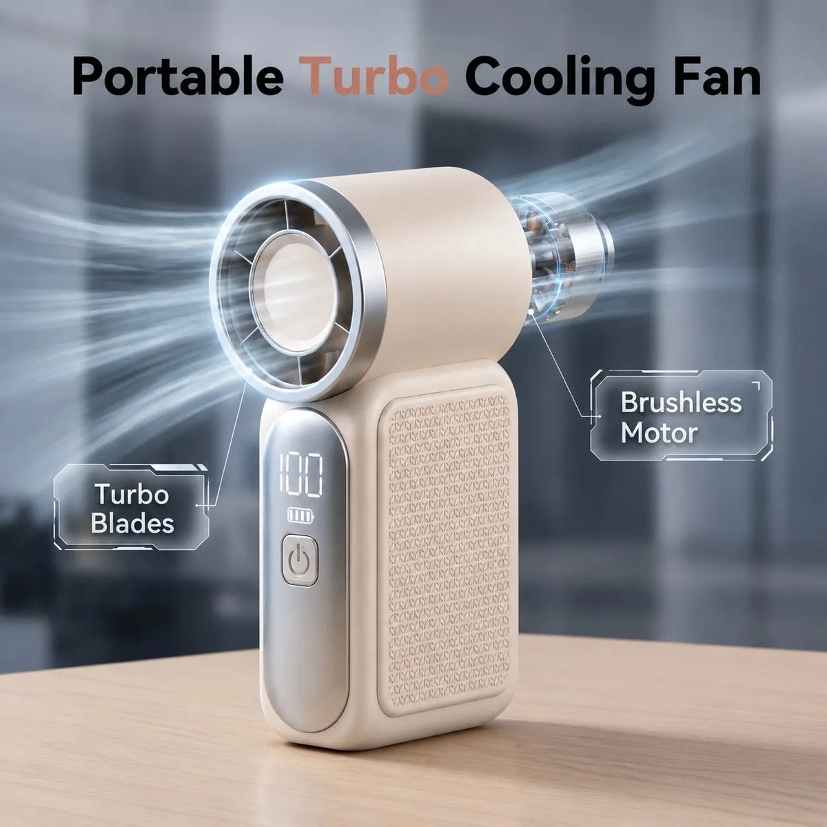 🔥HOT SALE🔥Portable Mini USB Fan – 6-Speed Settings, Powerful Handheld Fan