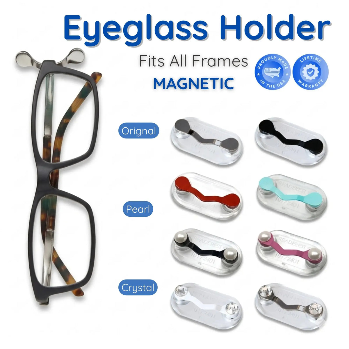 🔥HOT SALE🔥Magnetic Eyeglass Holder – Keep Your Glasses Secure & Always Within Reac