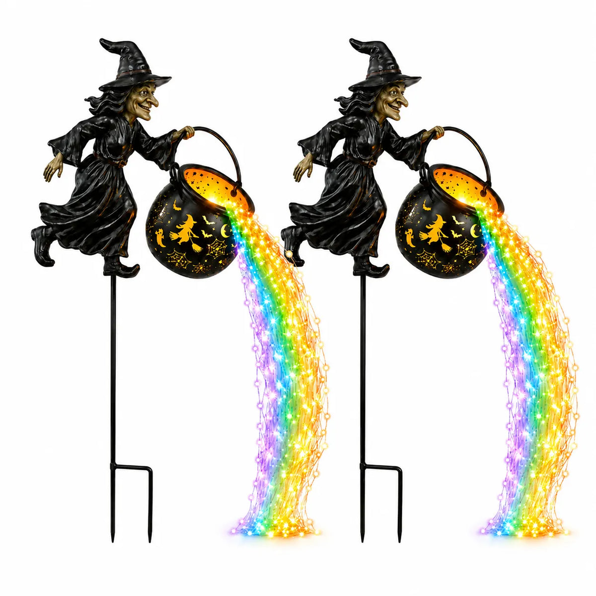 🎃🔥Hot Sale-50% OFF🔥Halloween Witch Cauldron Garden Light