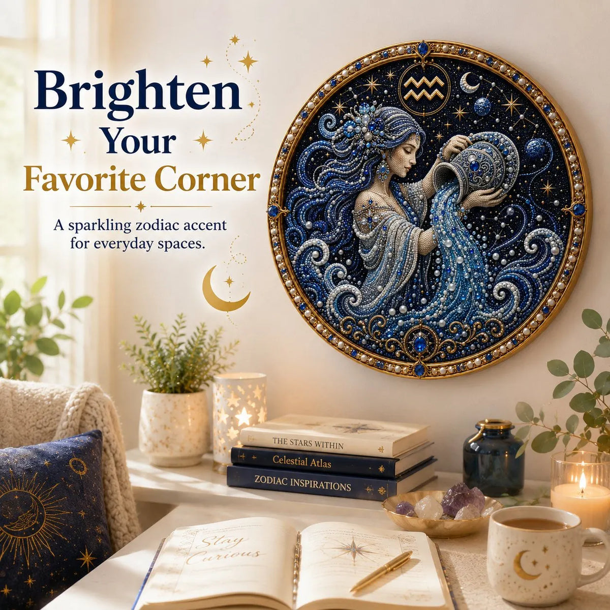 🔥 Last Day 49% OFF - 💎 12 Zodiac Signs Pearl Art Kit ♈🌙 (📦Buy 2 Free Shipping)
