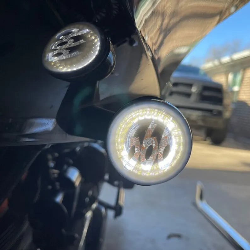 Funny Motorcycle Lens Cover ( 1 pair )