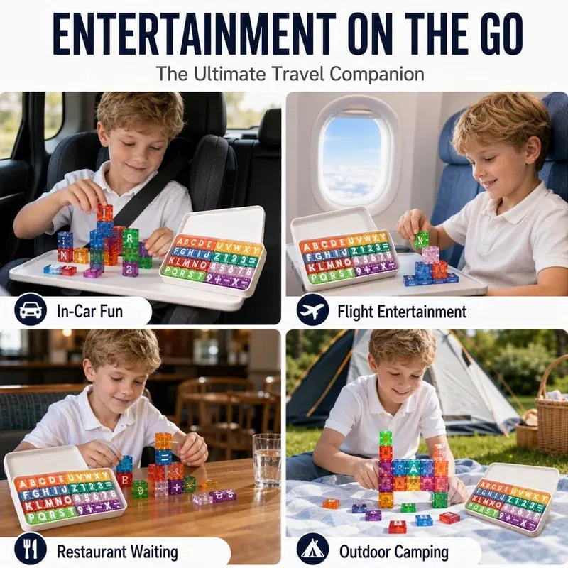 📢📢49% OFF !! ⏰Magnetic Alphabet Number Cubes for Children(📦Buy 2 Free Shipping)