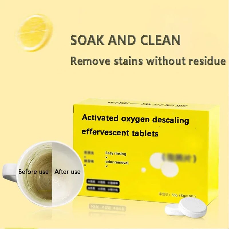 🔥BFCM Hot Sale - Active oxygen descaling and oil removing effervescent tablets