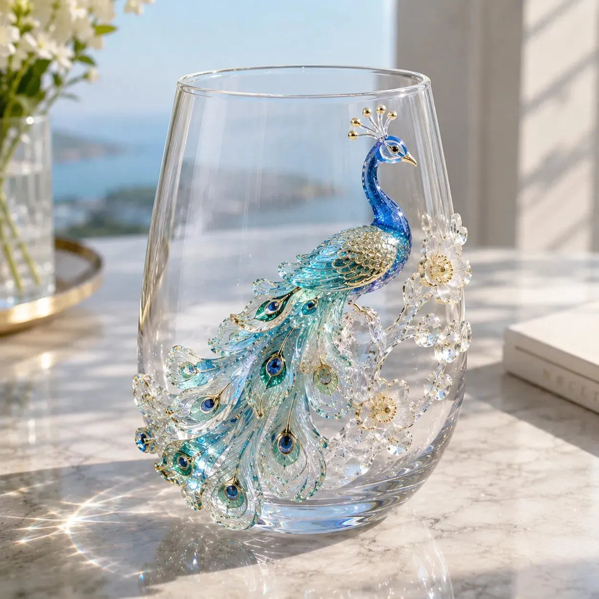 🔥 LAST DAY 49% OFF – ✨ 3D Animal Floral Glass Tumbler | For Prettier Sips, Sunlight-Catching Details, Nature Charm & Elegant Everyday Drink Vibes 🌸🐾