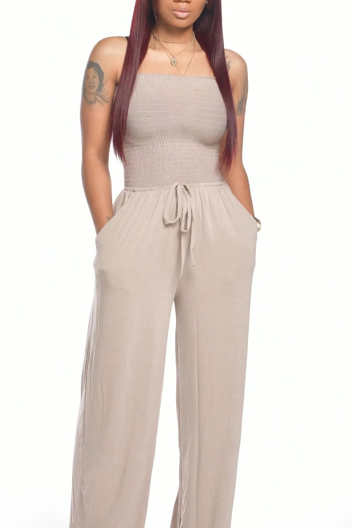 🔥Last Day Promotion 49% OFF-Newest Strapless Waist Jumpsuit-Buy 2 Free Shipping