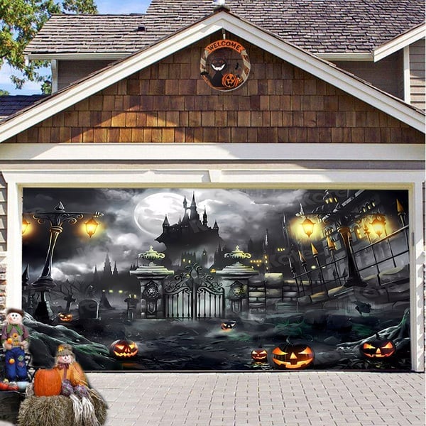 🔥💖Halloween Garage Door Decoration