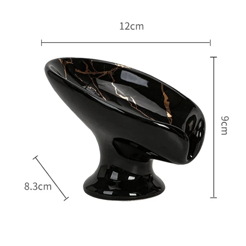 🎉Ceramic Self-Draining Leaf Soap Dish