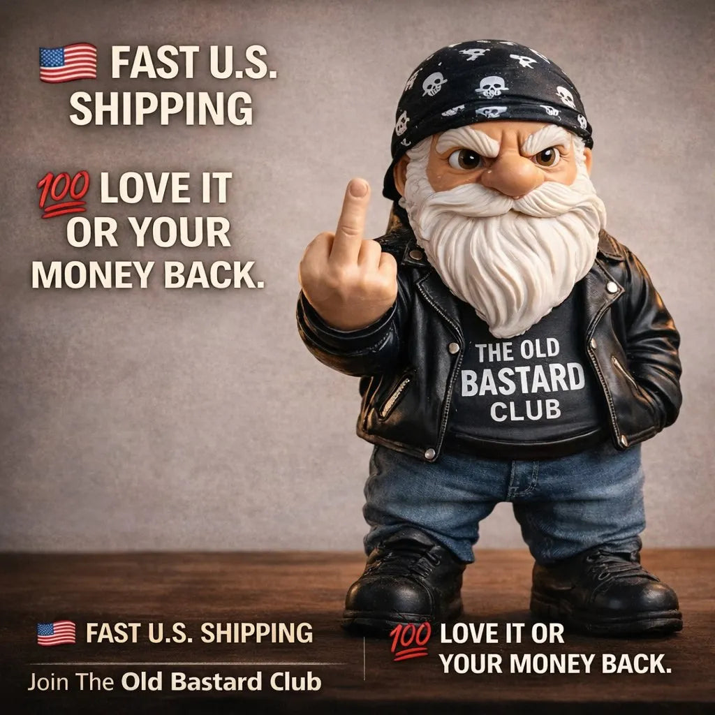 🔥Last Day 49% OFF - The Old Bastard Club Gnomo