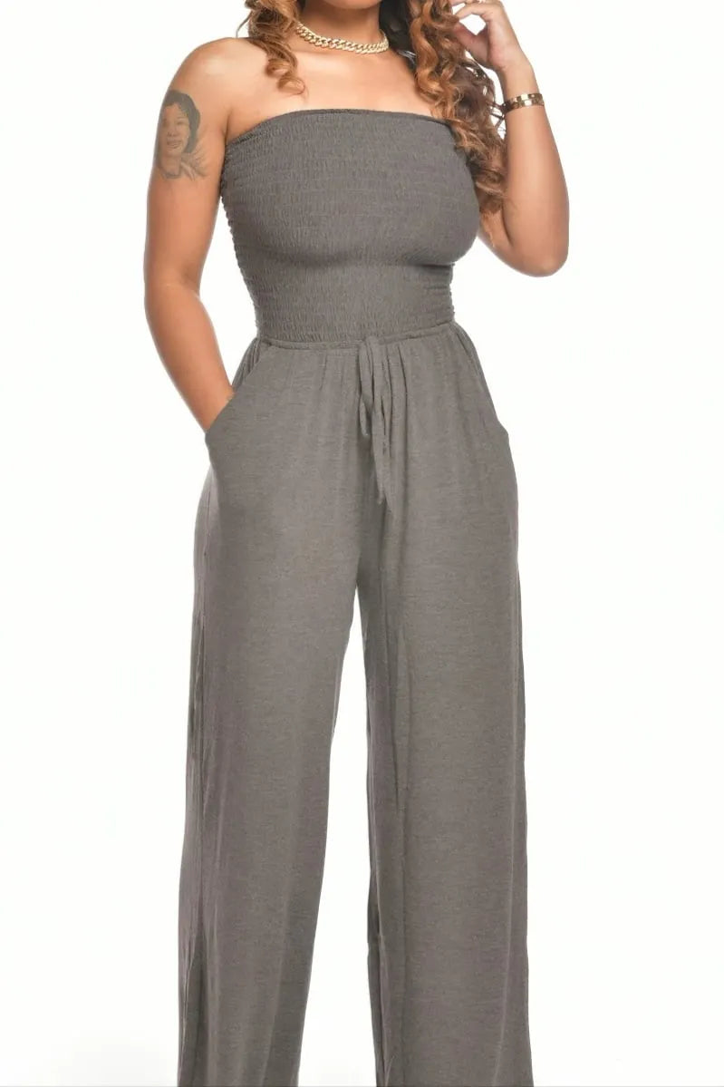 🔥Last Day Promotion 49% OFF-Newest Strapless Waist Jumpsuit-Buy 2 Free Shipping