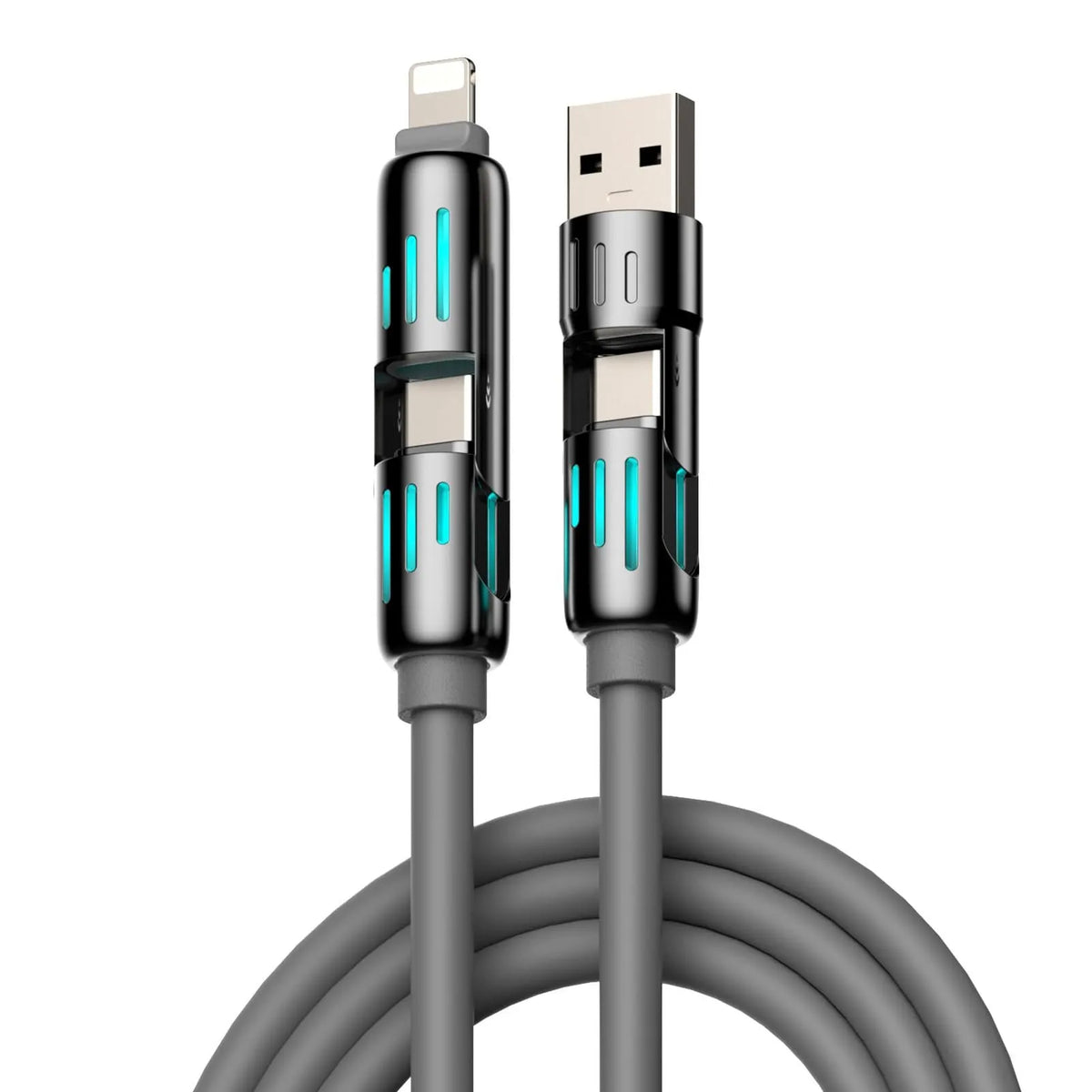 🔥 4-in-1 USB Charging Cable fast charging👍Buy 2 Free Shipping