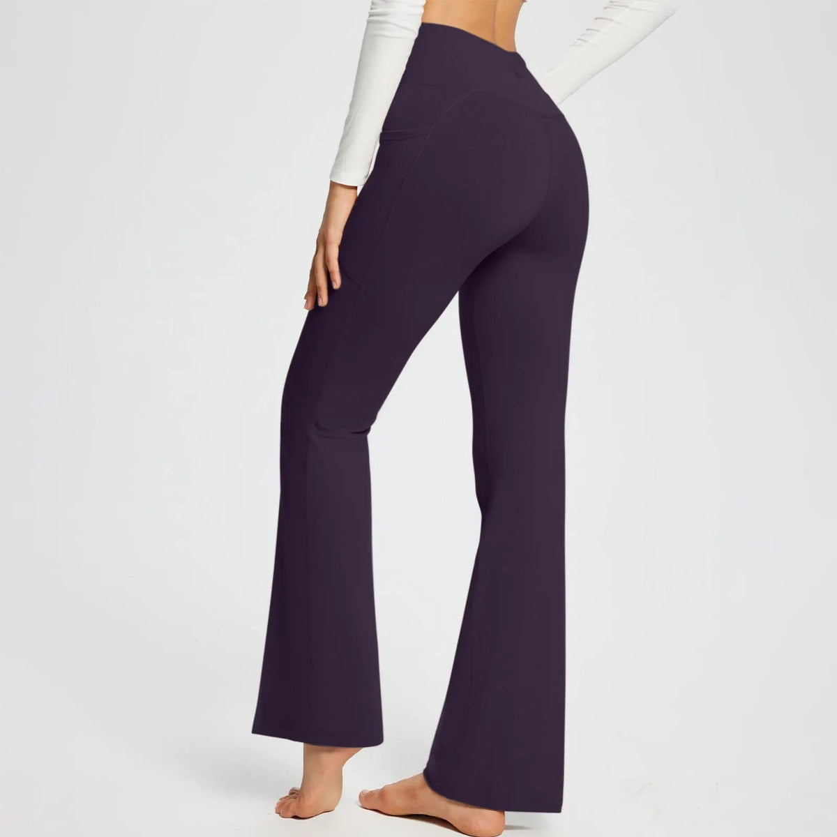High-Waisted Lift Butt Flare Yoga Leggings With Pockets (Buy 2 Free Shipping)