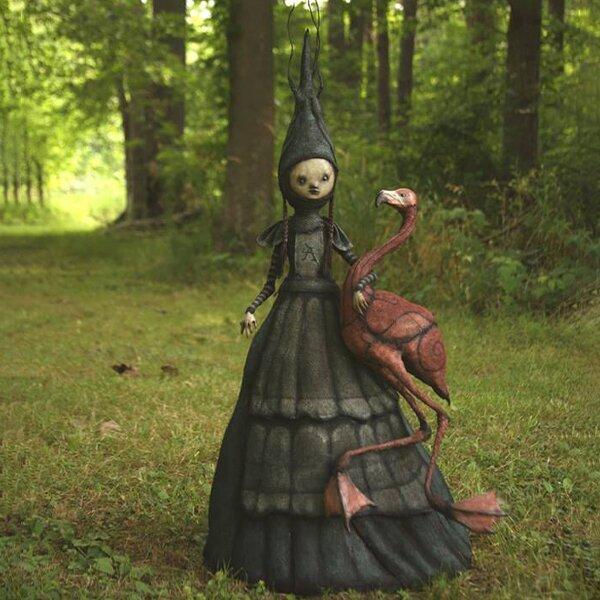 The Dark and Bizarre Art - Creepy Witch Sculptures | Halloween Decoration