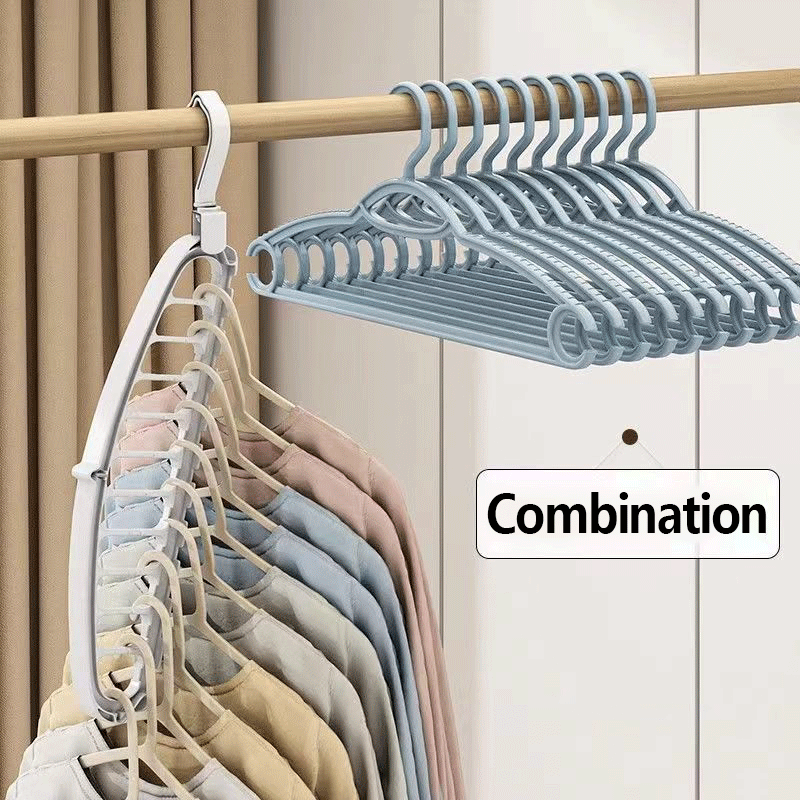 New Year Hot Sale -Porous Rotating Magic Clothes Hanger