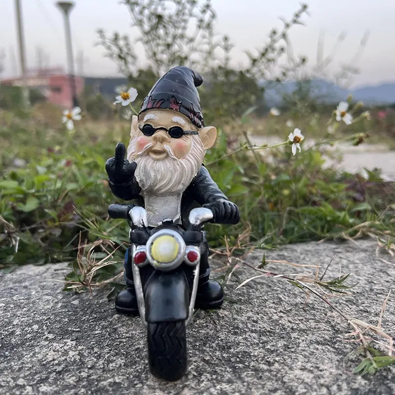 Middle Finger Dwarf Motorcycle😂
