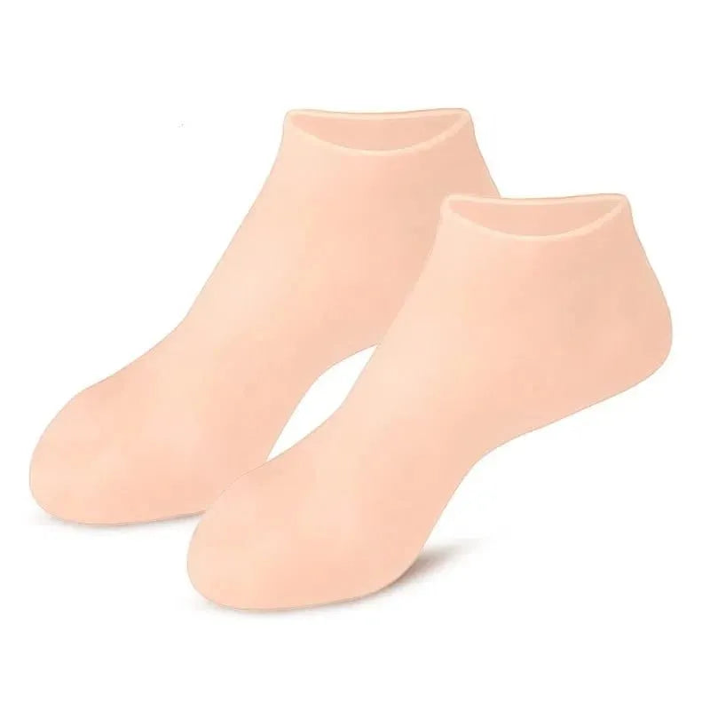 🎉🔥Hot Sale 49% OFF🔥 Women's Silicone Foot Socks – Moisturizing Gel, Cracked Heel Repair, Reusable 🦶
