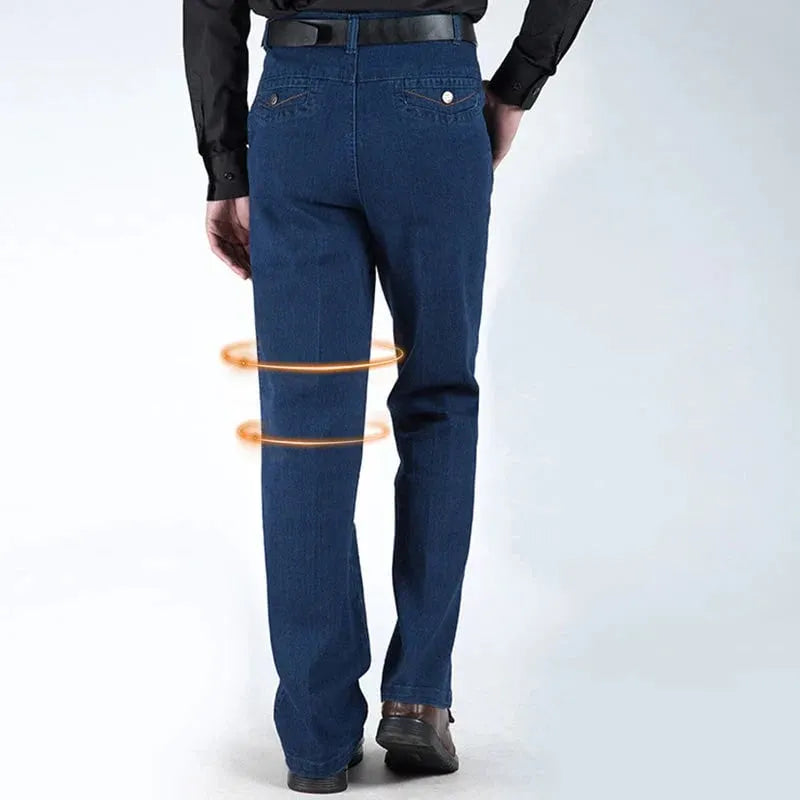 Men's High Waist Straight Cut Jeans (Buy 2 pieces for free shipping)