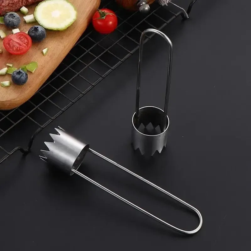 🎉2 Pcs Fruit and Vegetable Corer Tool, Red Bell Pepper Seed Corer, Stainless Steel Fruite Corer