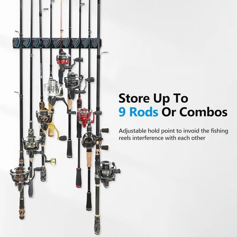 🔥LAST DAY 49% OFF - Wall Mounted Fishing Rod Rack