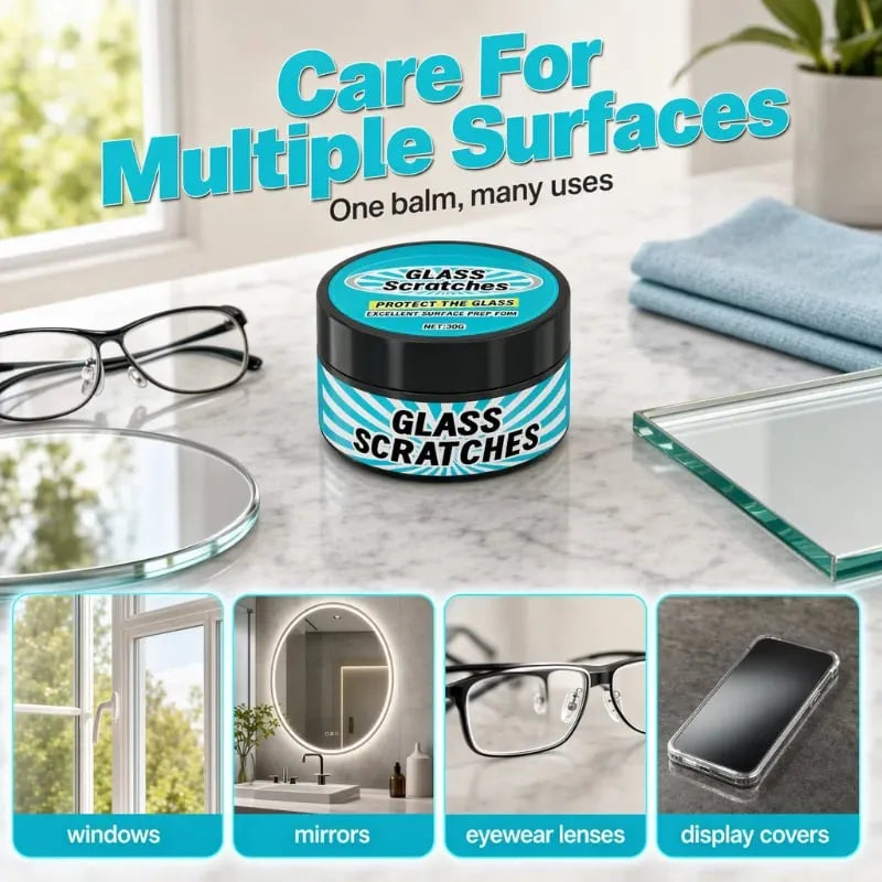 🔥HOT SALE🔥Hot Sale 50% OFF🔥 Multi-Purpose Glass Scratch Repair Paste – 30g, for Windows, Mirrors & Car Glass 🪟